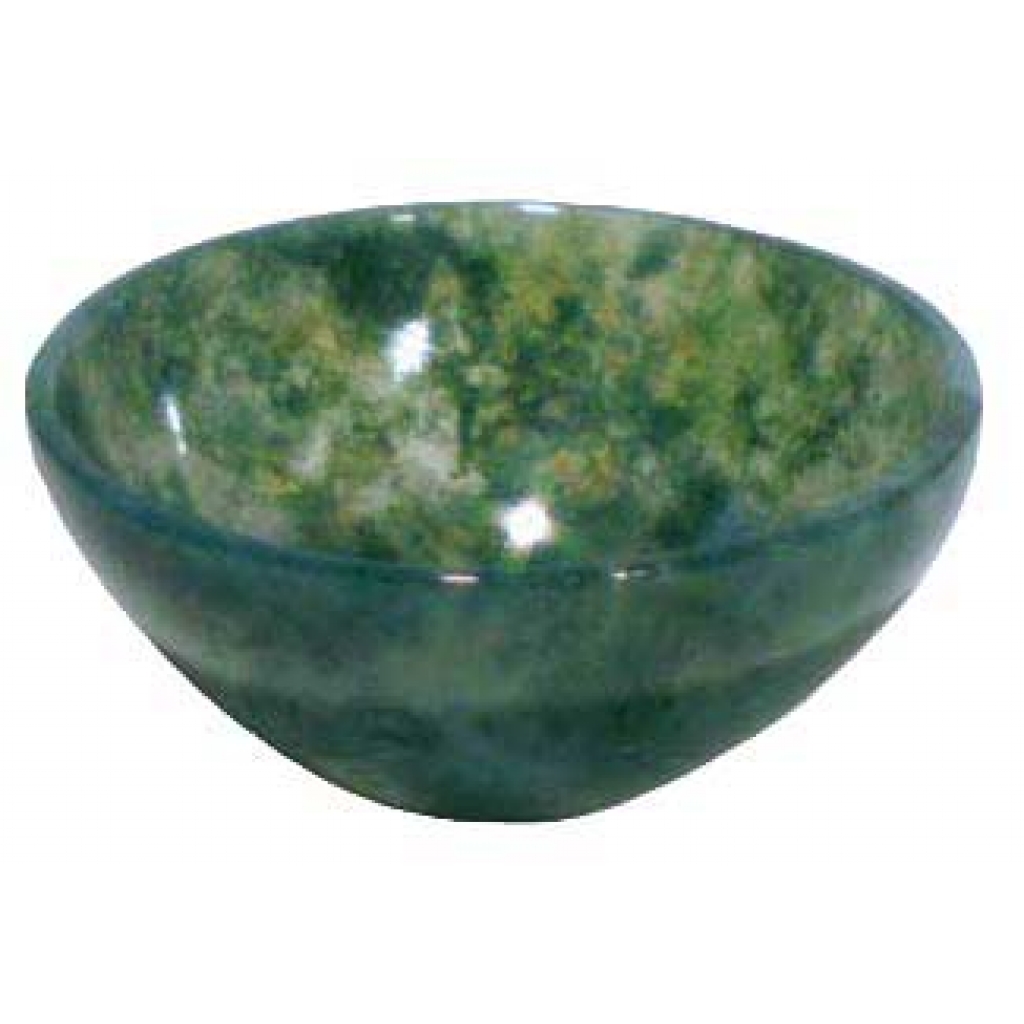 Green Moss Agate Devotional Bowl - 2