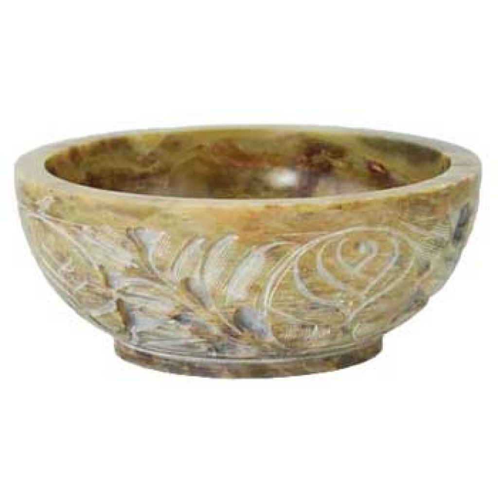 Soapstone Scrying and Smudge Bowl