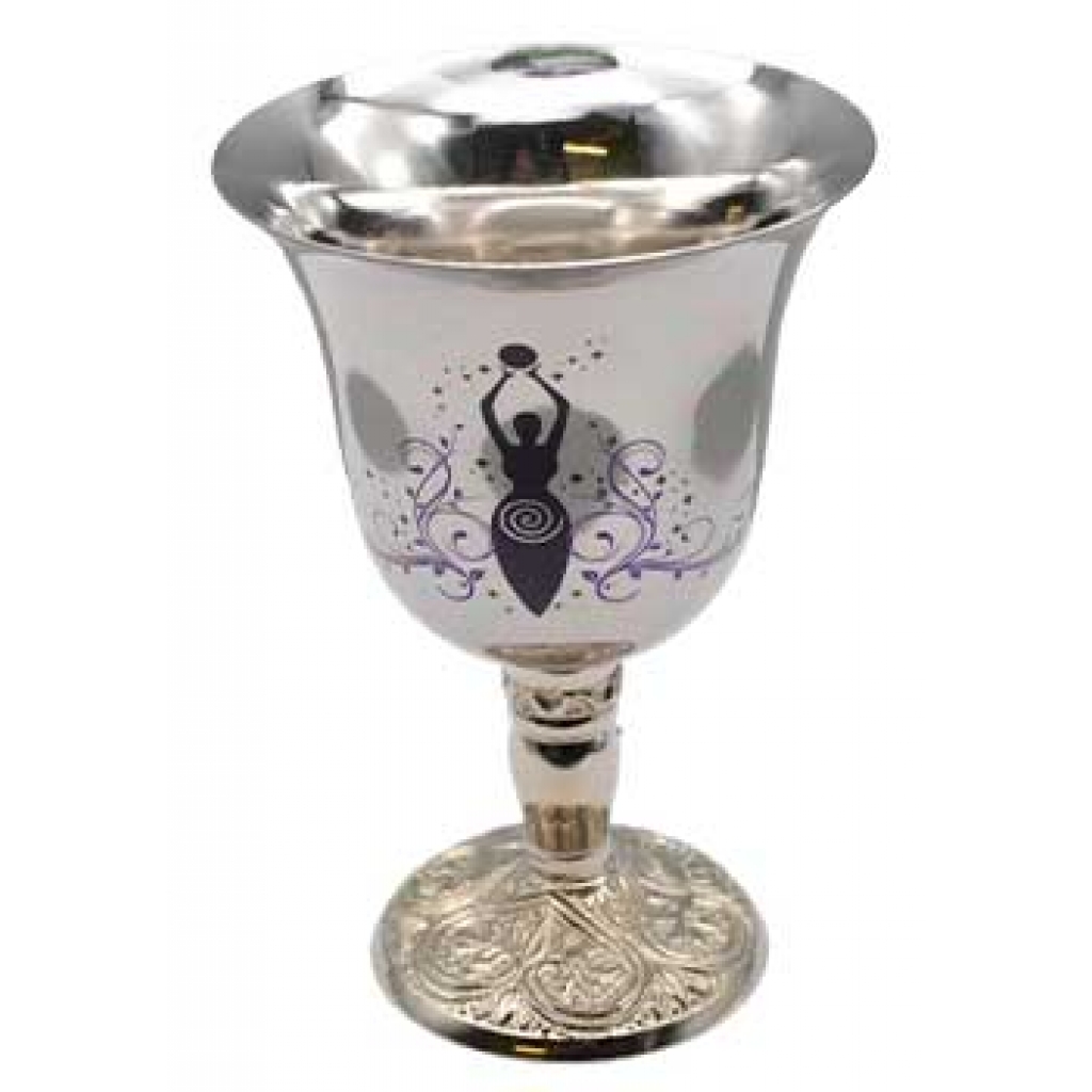 Goddess of Earth Stainless Steel Chalice