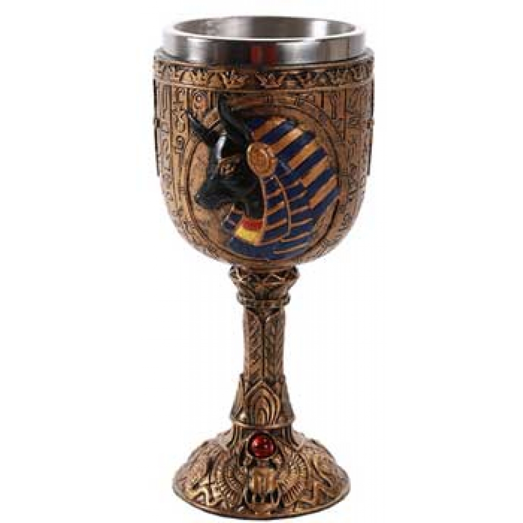 Exquisite Anubis Chalice - 6 3/4 inches