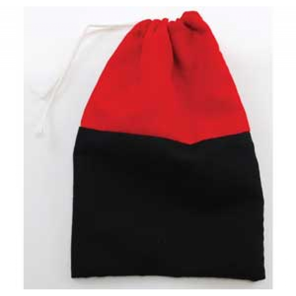 Reversing Red & Black Cotton Spell Bag