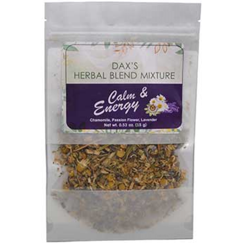 15gms Calm & Energy Smoking Herb Blends