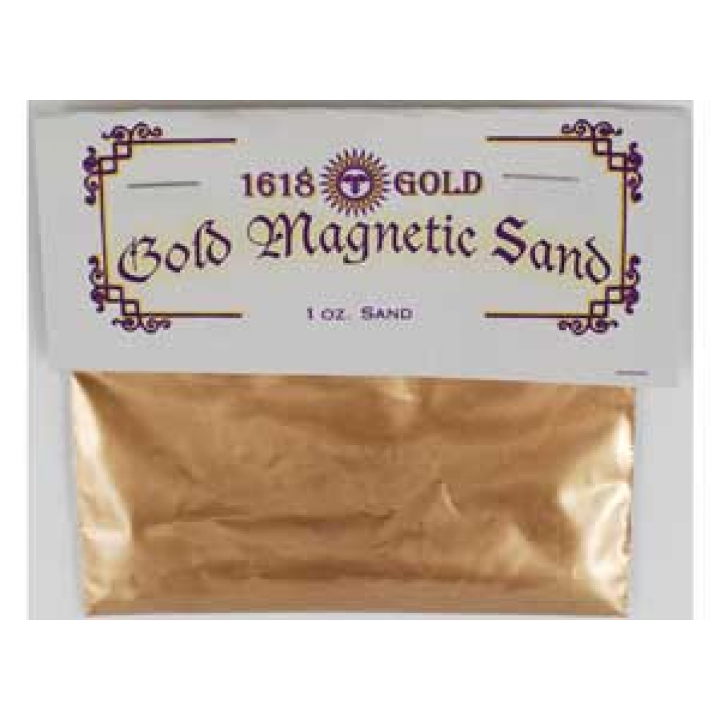 Gold Magnetic Sand - 1oz Lodestone Empowerment