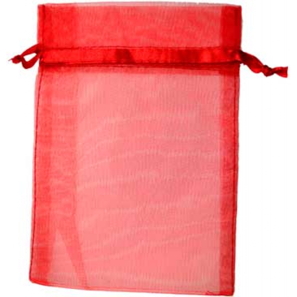 12 Pack Red Organza Pouch for Ritual Items