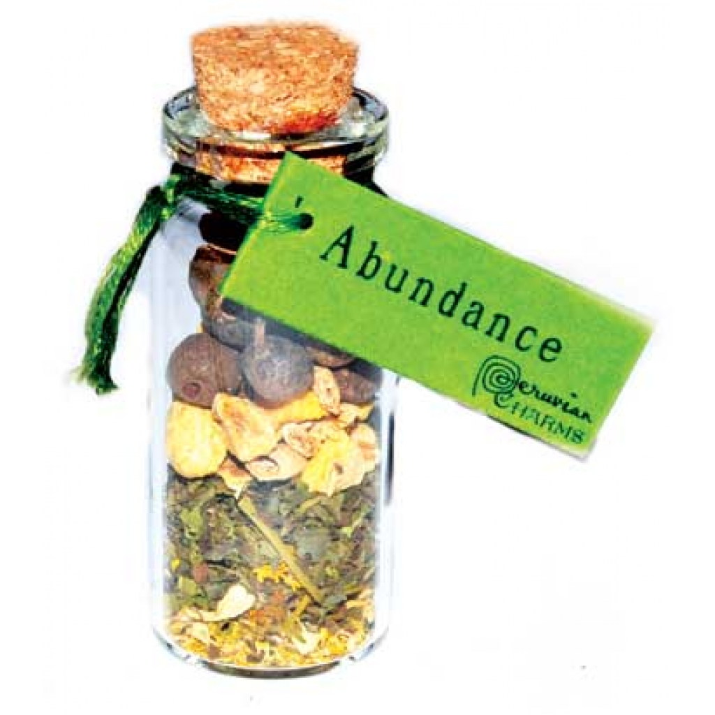 Abundance Pocket Spell Bottle - Wealth Attraction