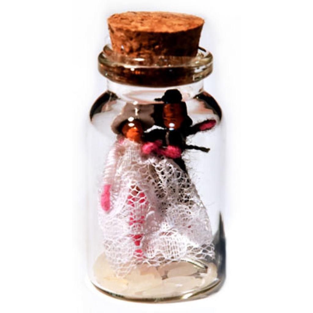 Wedding Binding Dolls Spell Bottle