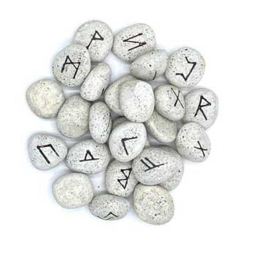 Ceramic Rune Set - Complete Elder Futhark