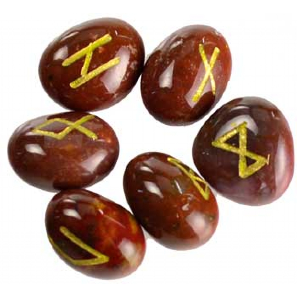 Red Jasper Rune Set - Empower Your Divination