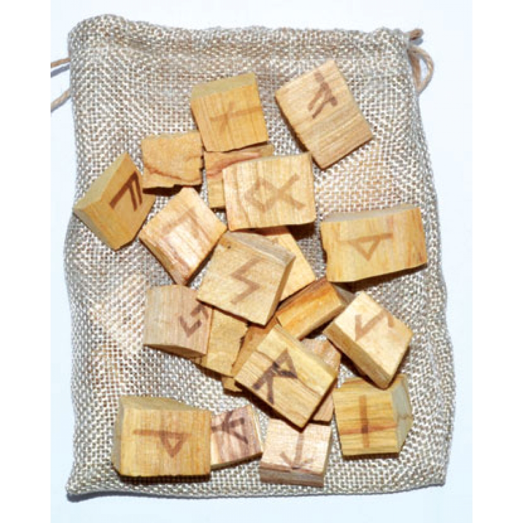 Palo Santo Rune Set - Energetic Cleansing