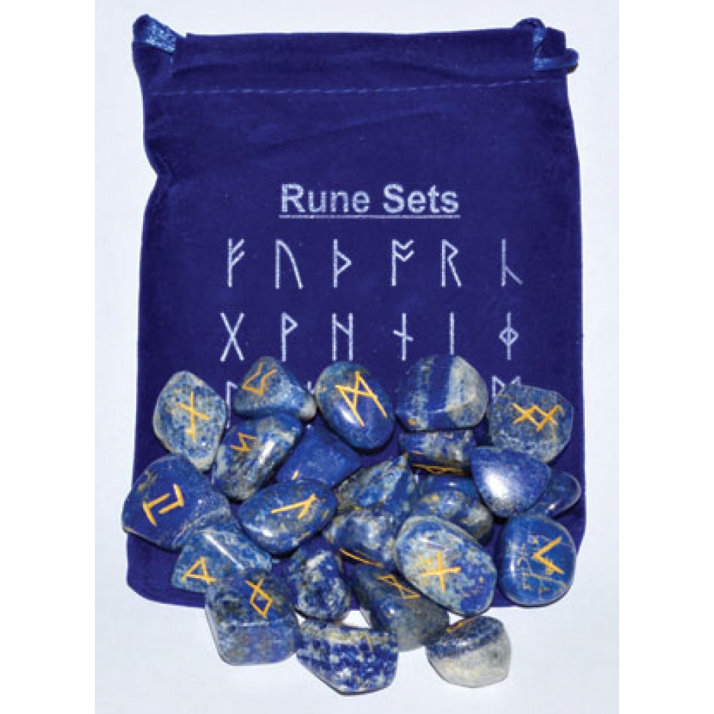 Lapis Rune Set for Divination