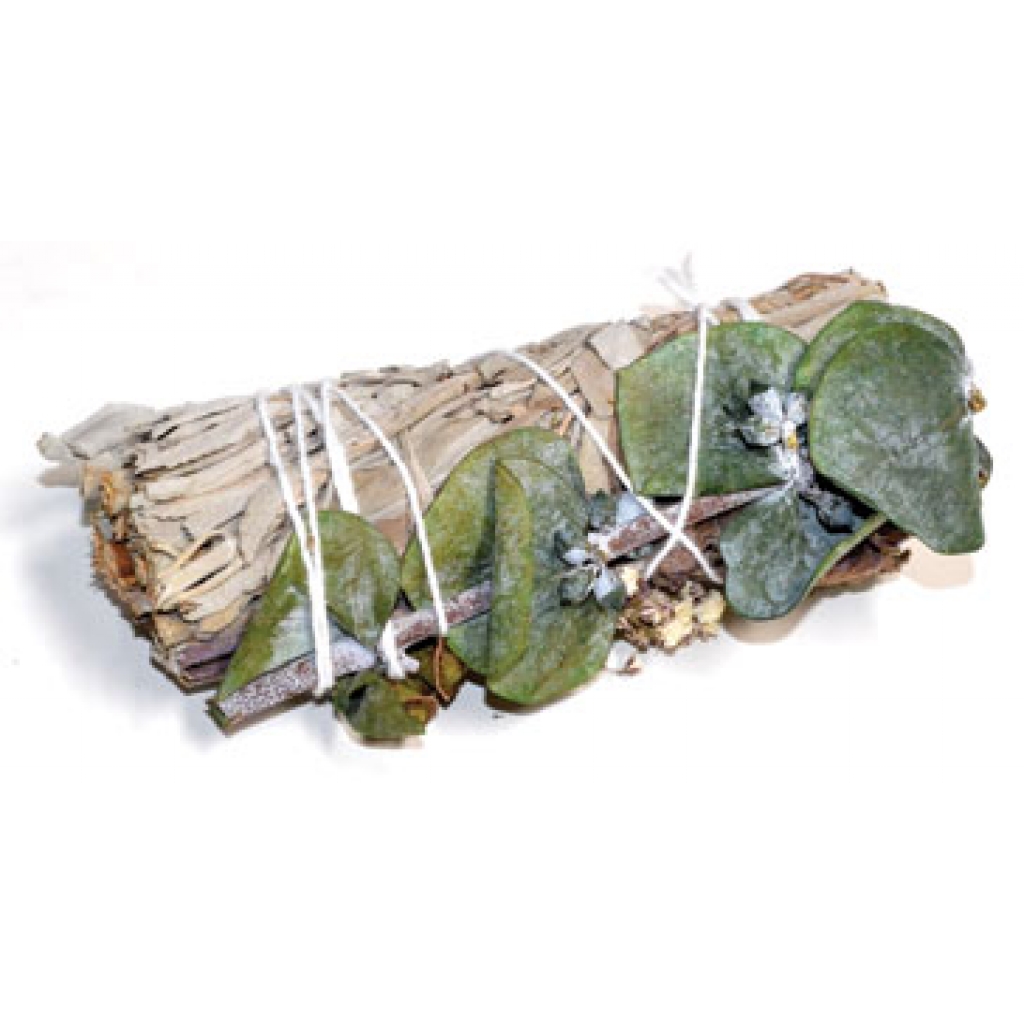 Calming White Sage, Lavender & Eucalyptus Smudge Stick - 4