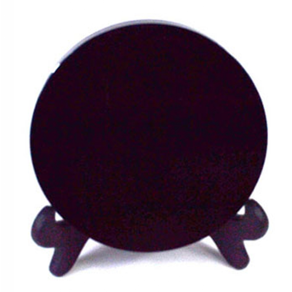 Black Obsidian Scrying Mirror (12cm)