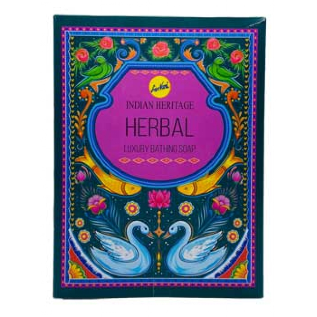 75gm Herbal Soap Indian Heritage: Luxury Scented Experience