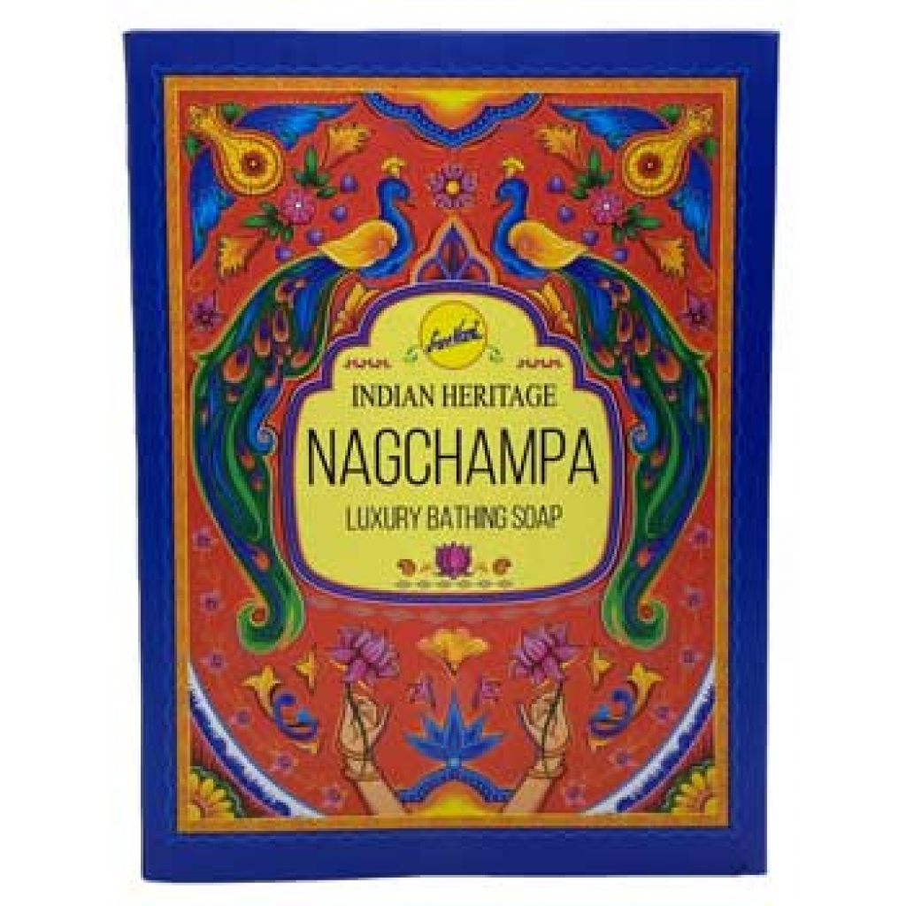 75gm Indian Heritage Nagchampa Soap - Luxurious Aroma