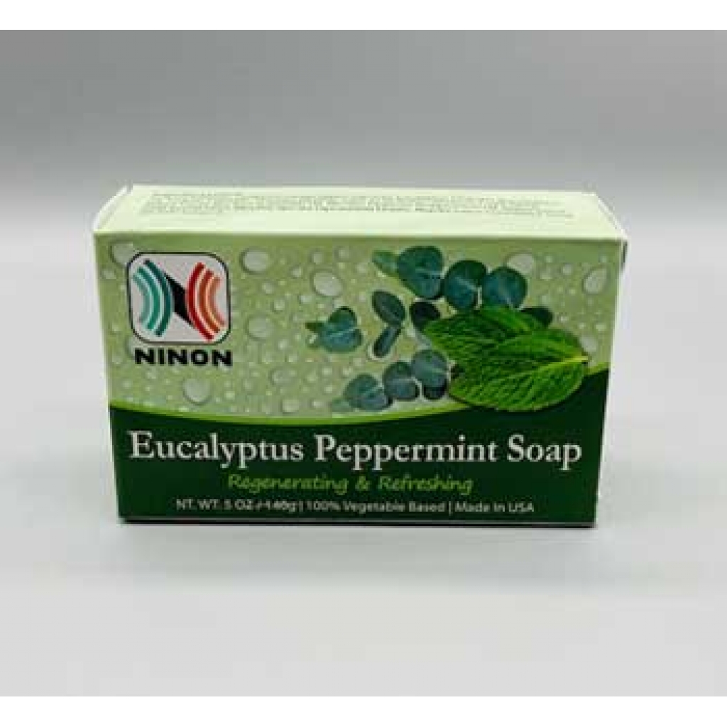 5oz Eucalyptus Peppermint Ninon Soap for Rejuvenation