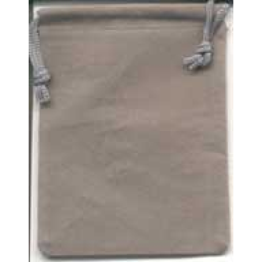 Gray Velveteen Protective Bag