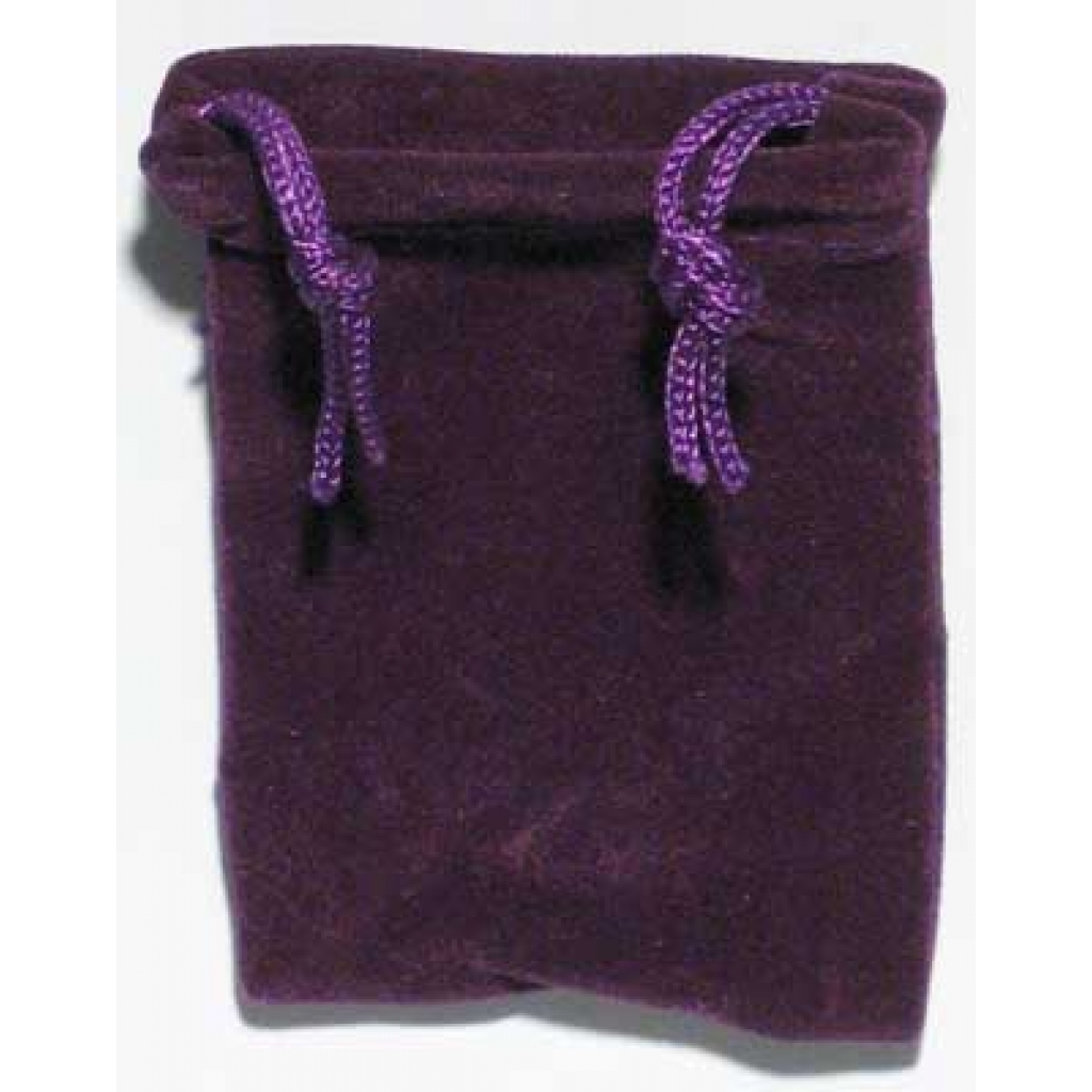 Purple Velveteen Bag for Magic Works