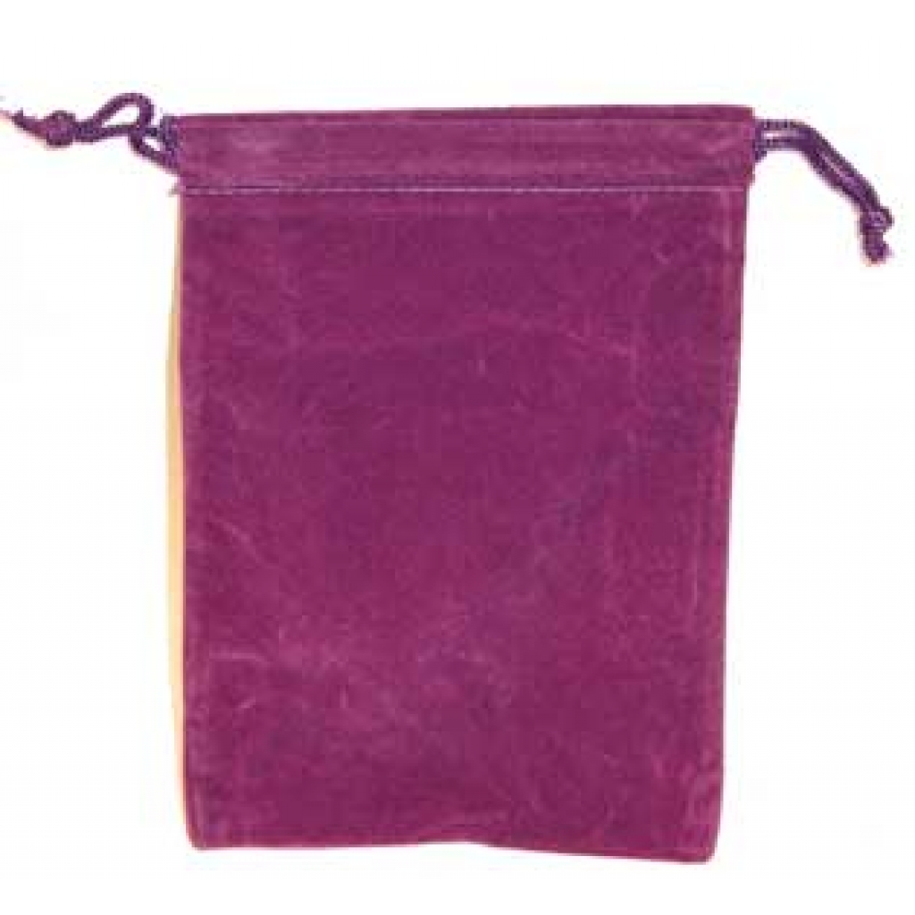 Purple Velveteen Bag for Magic and More