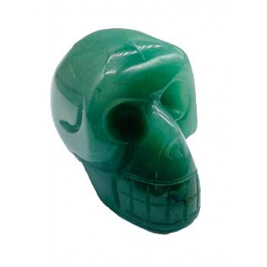 Aventurine Green Skull - Approx. 2