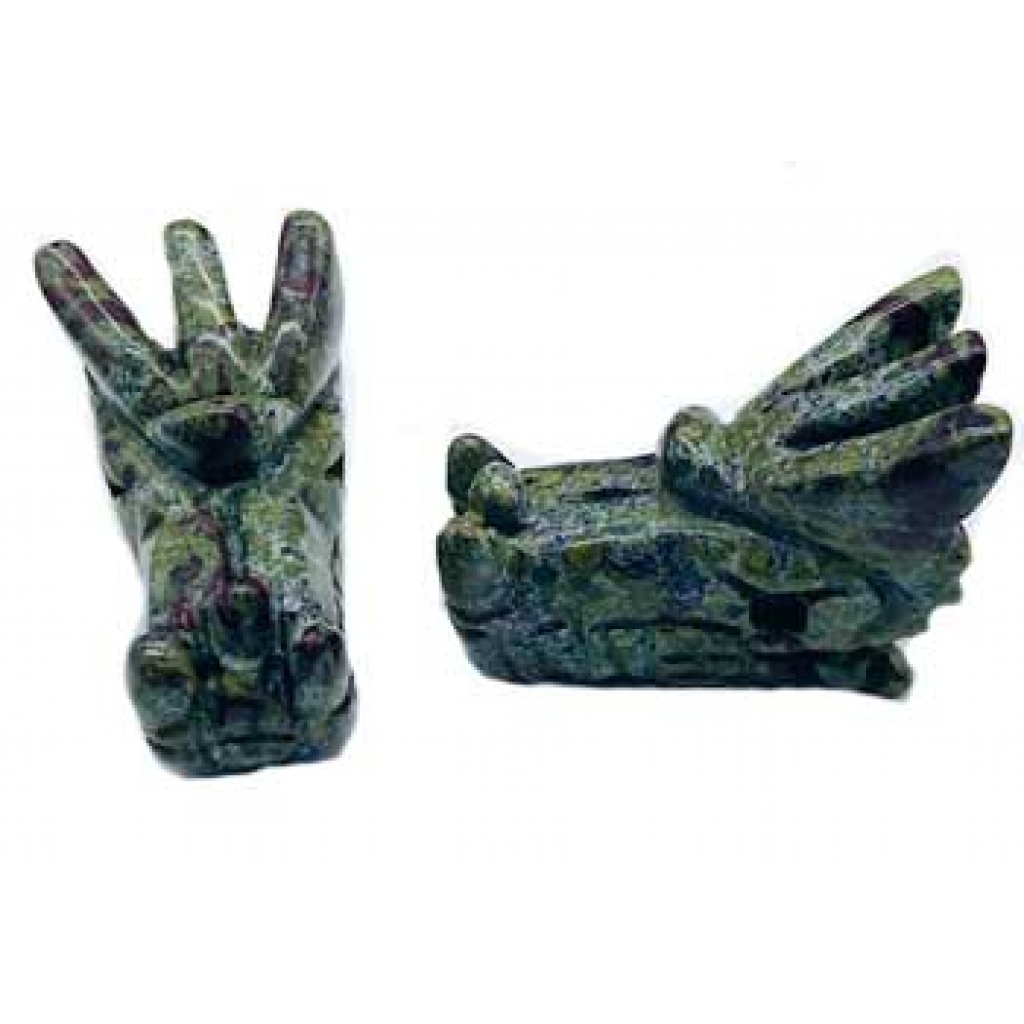 Set of 2 Dragon's Head Jasper - Dragon Blood