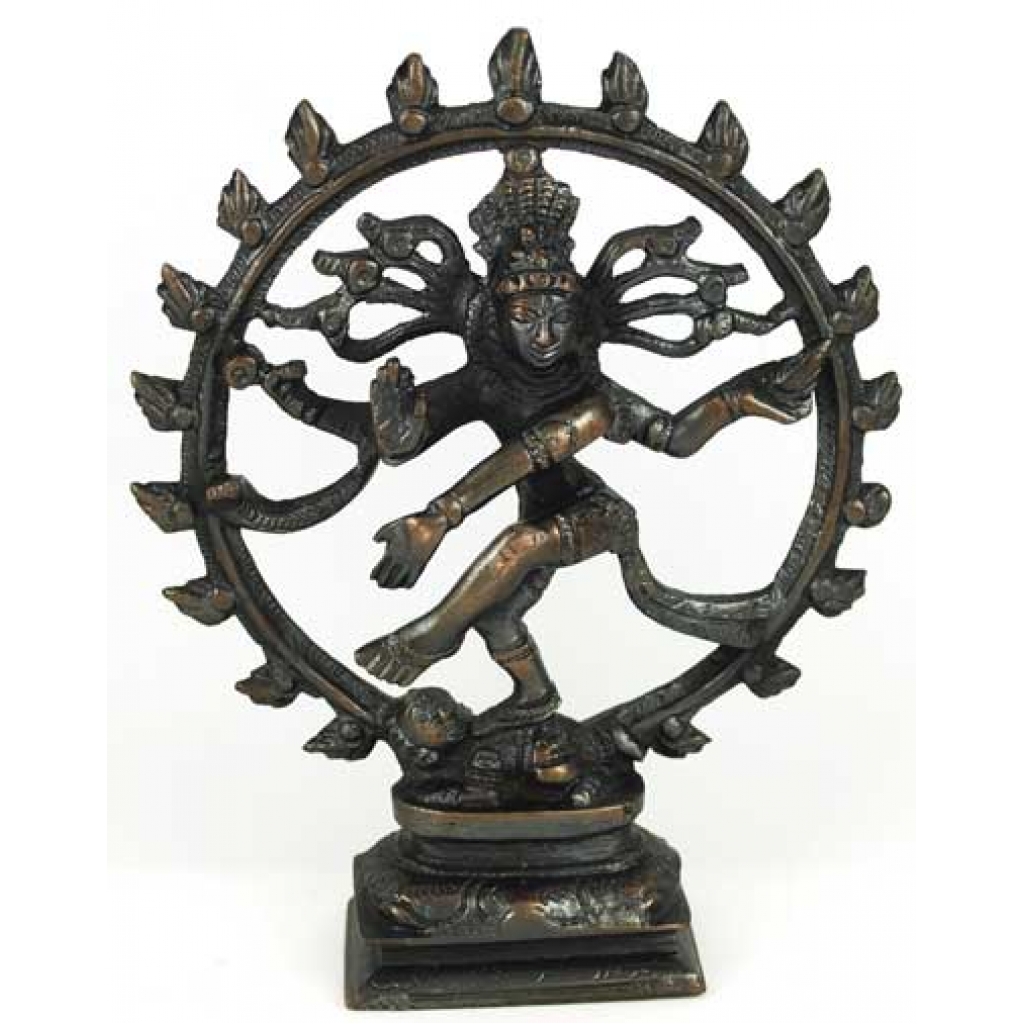 Antiqued Bronze Shiva Dancing Statue