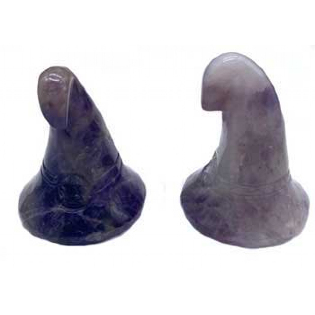 Set of 2 Witch's Hat Amethyst