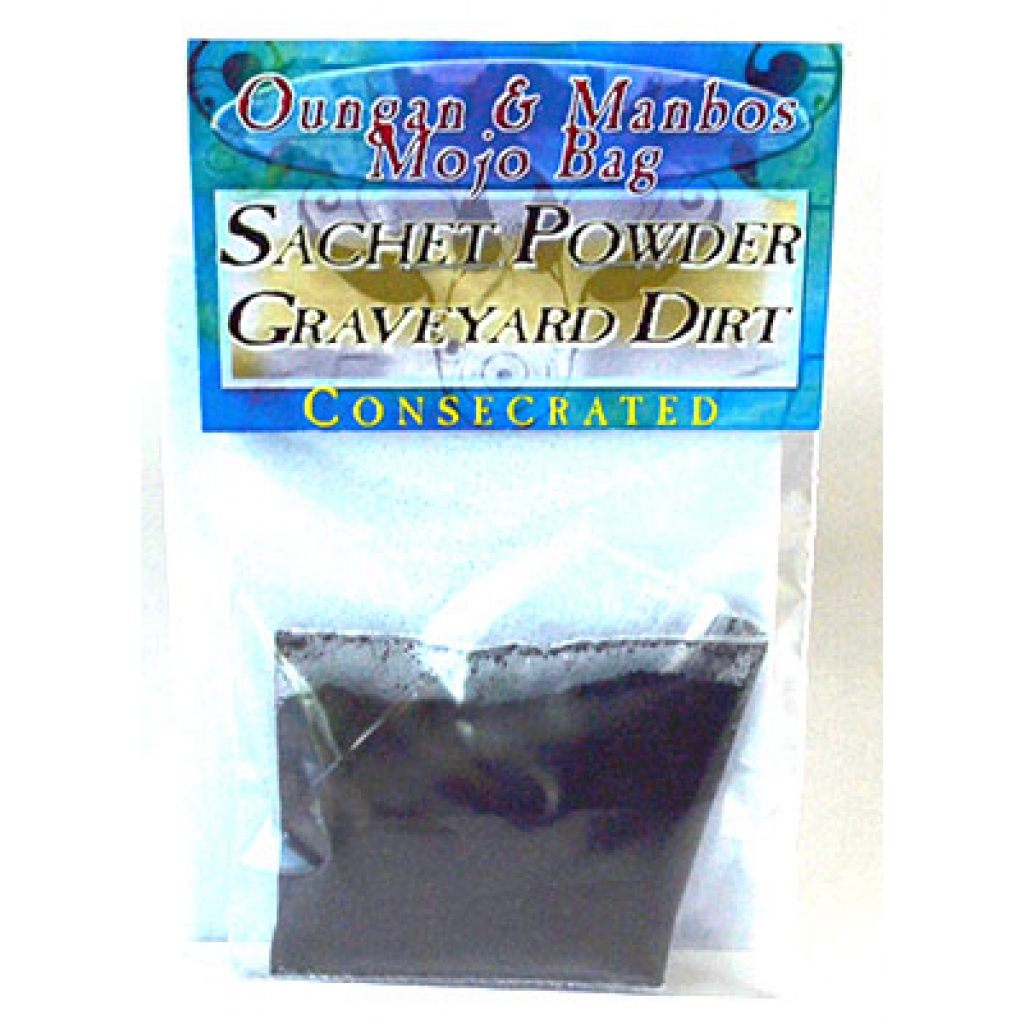 0.5oz Consecrated Graveyard Dirt Sachet Powder