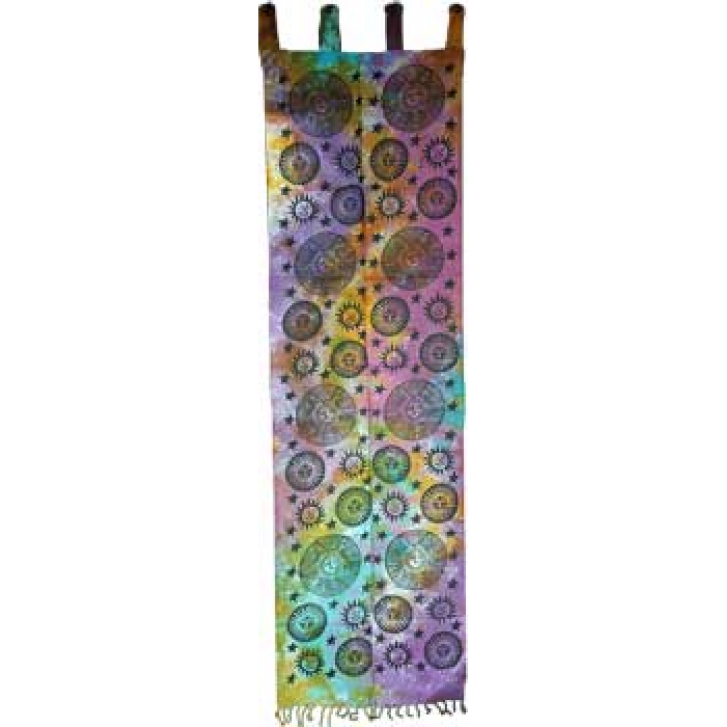 Suns & Stars Curtains Pair - Colorful Privacy