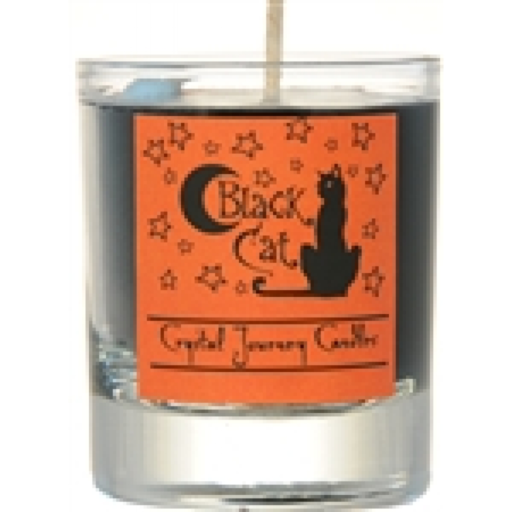 Black Cat Soy Votive Candle: Enchanting Aroma