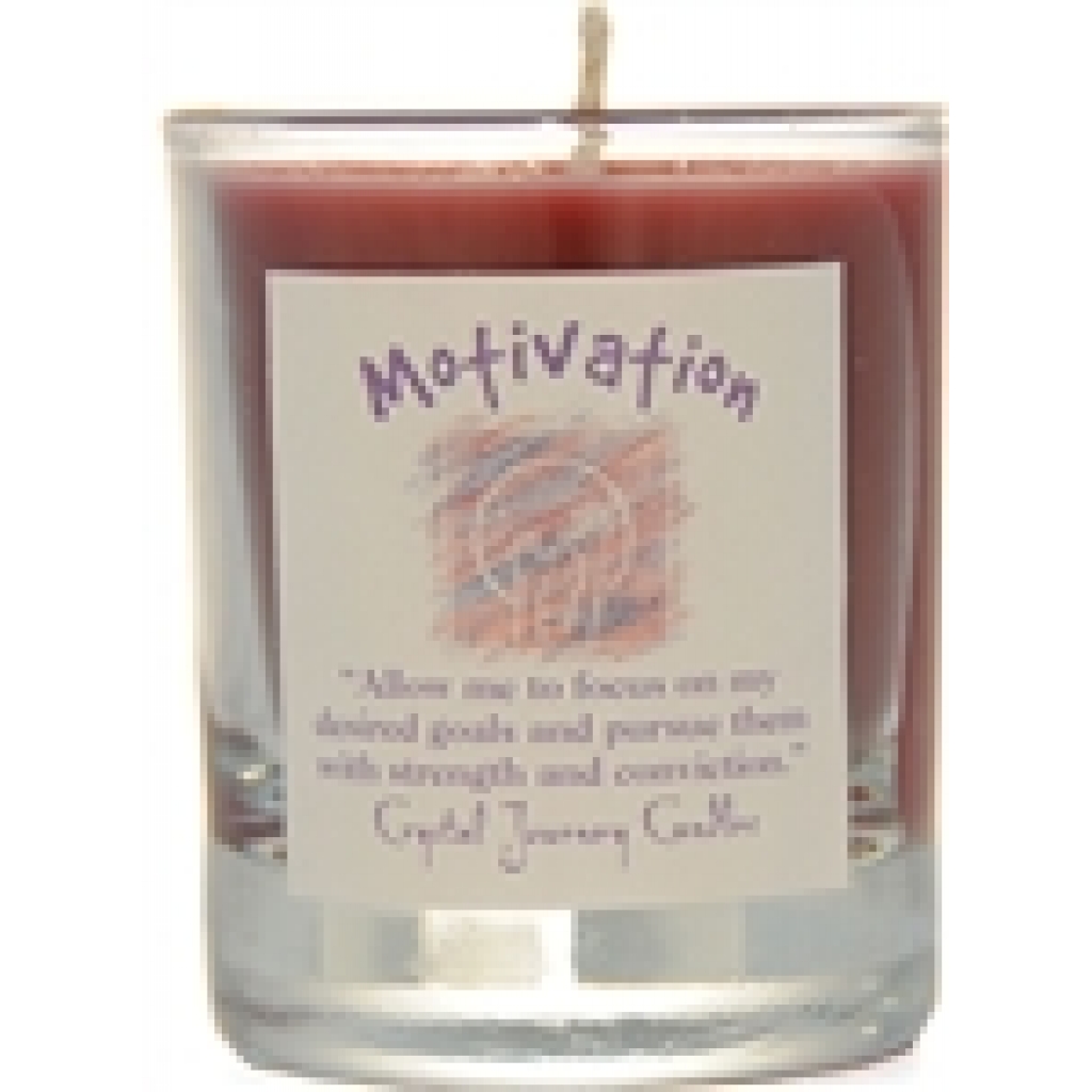 Motivation Soy Votive Candle - 18-Hour Burn Time