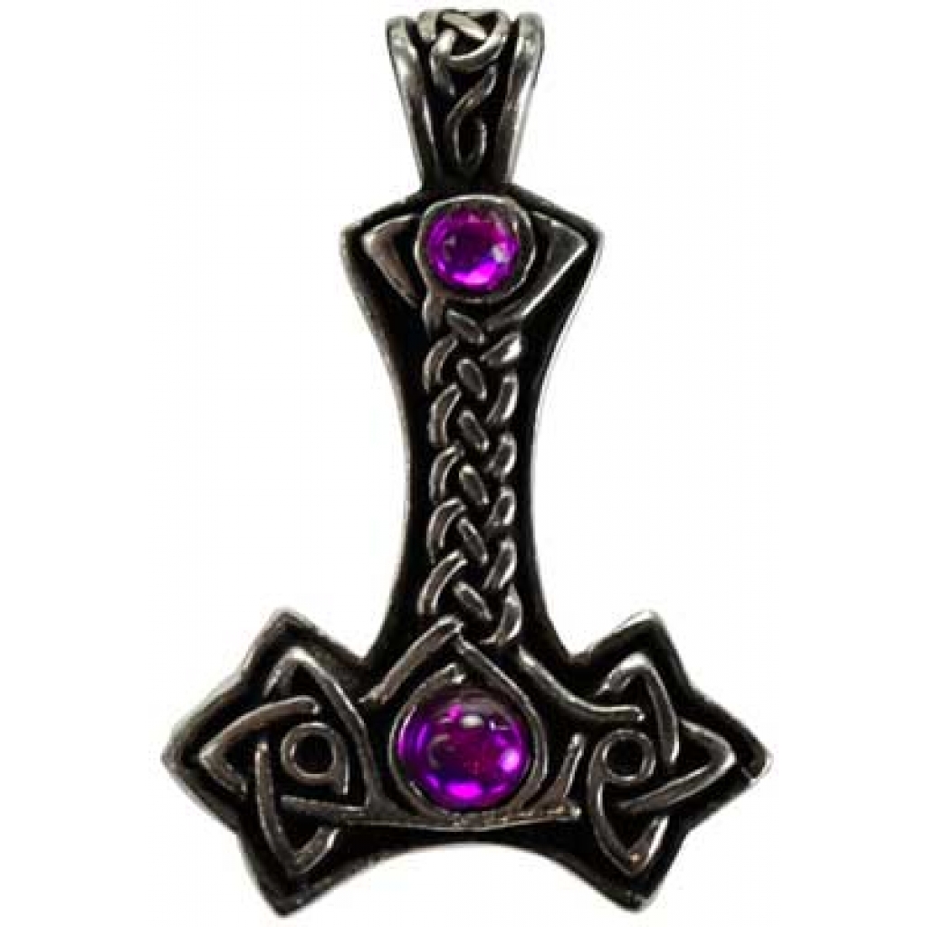 Thor's Hammer Pewter Amulet