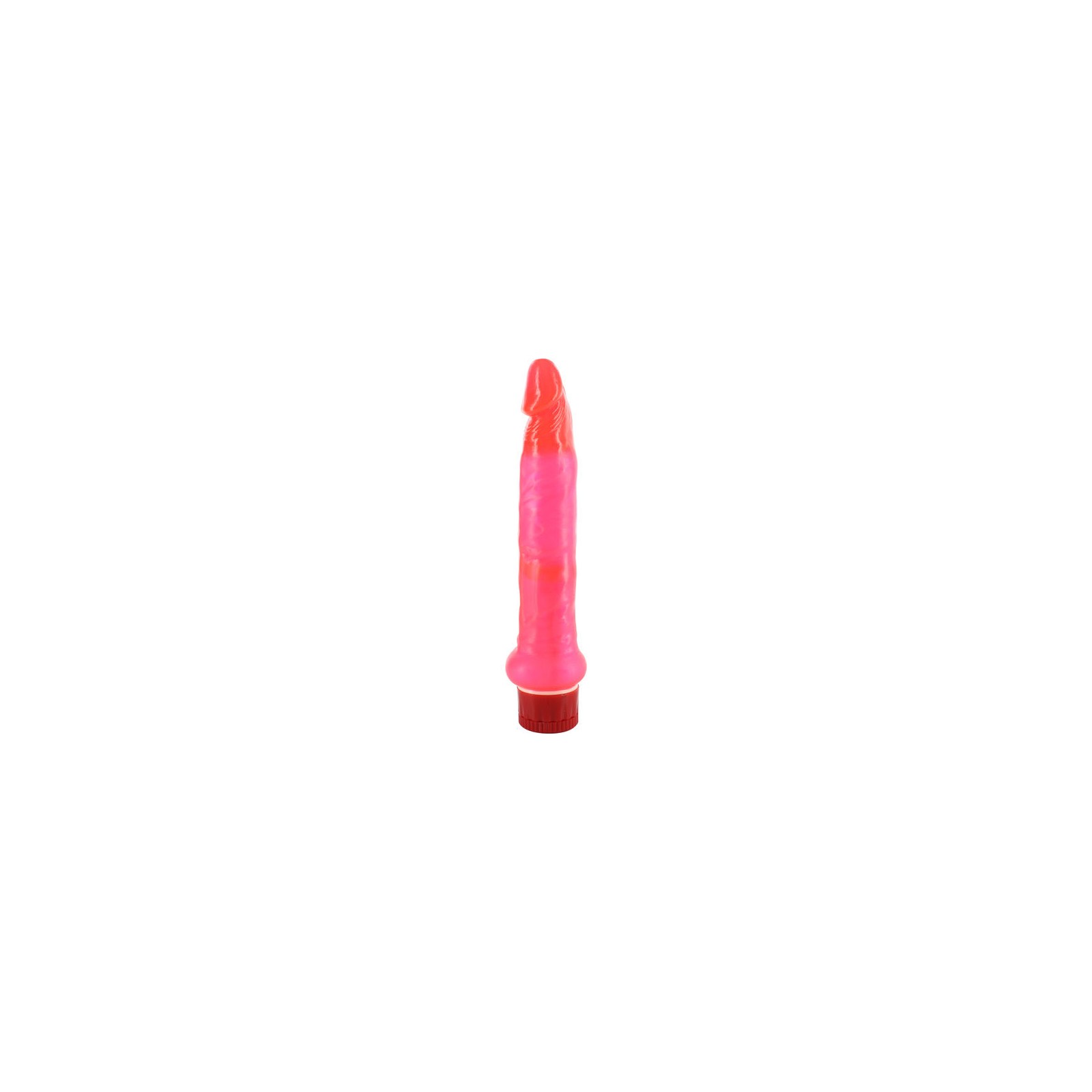 Slim Jelly Anal Vibrator Pink for Beginners