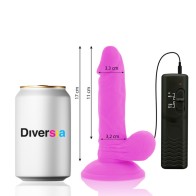 Flexible Vibrator with Remote Control Purple 17cm x 3.3cm