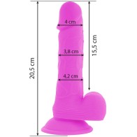 Vibrador Flexible Con Vibración Lila 20.5 Cm - Sensualidad Definitiva