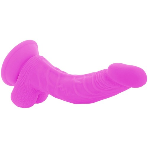 Dildo Flexible Con Vibración Lila 21.5 Cm