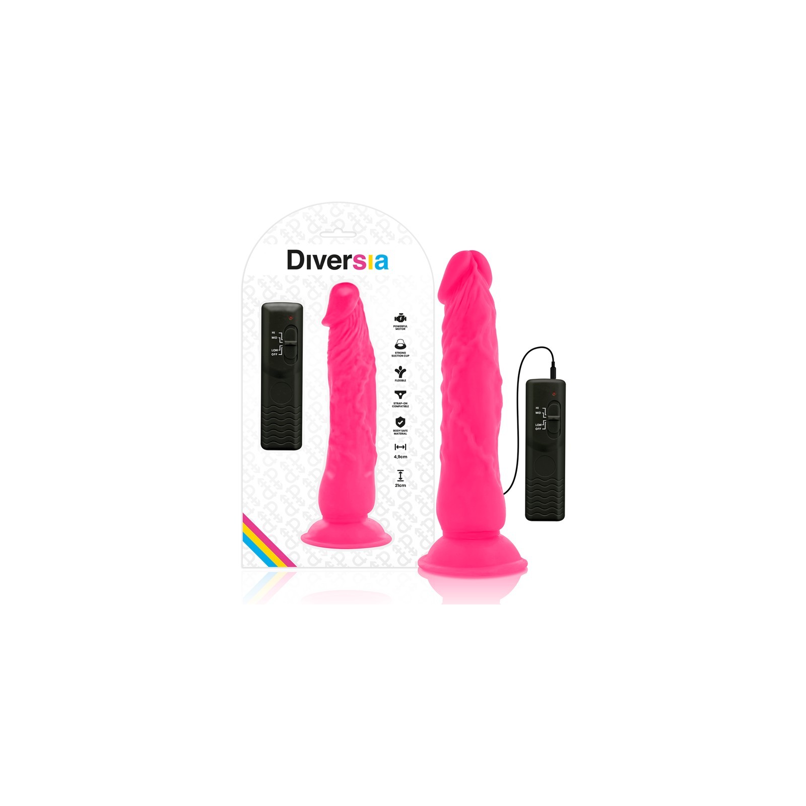 Diversia Flexible Vibrating Dildo for Ultimate Pleasure