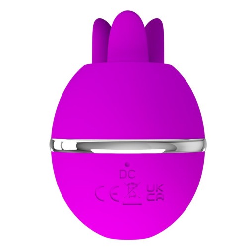 Pretty Love Round Gemini Ball Vibrator Purple