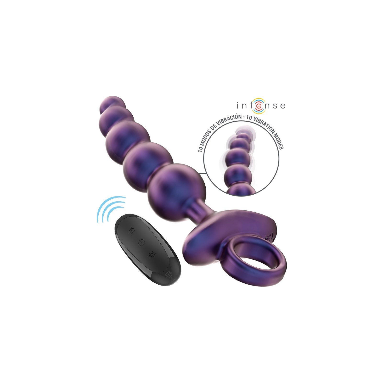 Intense - Tito Plug Anal Vibrador con Control Remoto