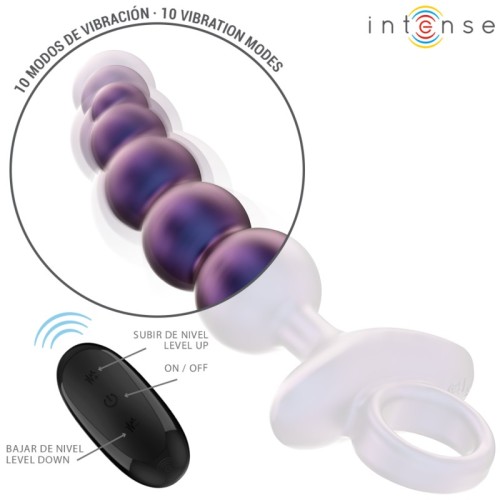 Intense Tito Vibrating Anal Plug with Remote Control