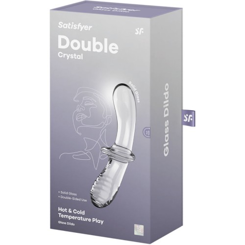 Satisfyer Double Crystal Realistic Dildo