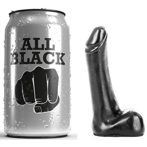 All Black 9cm Dildo