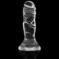 Clear Transparent Dildo 12 cm Description