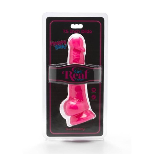 Happy Dicks 19 cm Dildo with Balls Pink