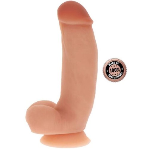 Silicone Dildo 18cm with Balls - Get Real Collection