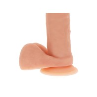 Dildo Silicona 20,5 Cm Con Testiculos Natural