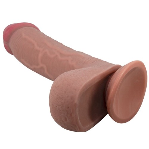 Pretty Love Sliding Skin Dildo with Suction Cup for Realistic Pleasure