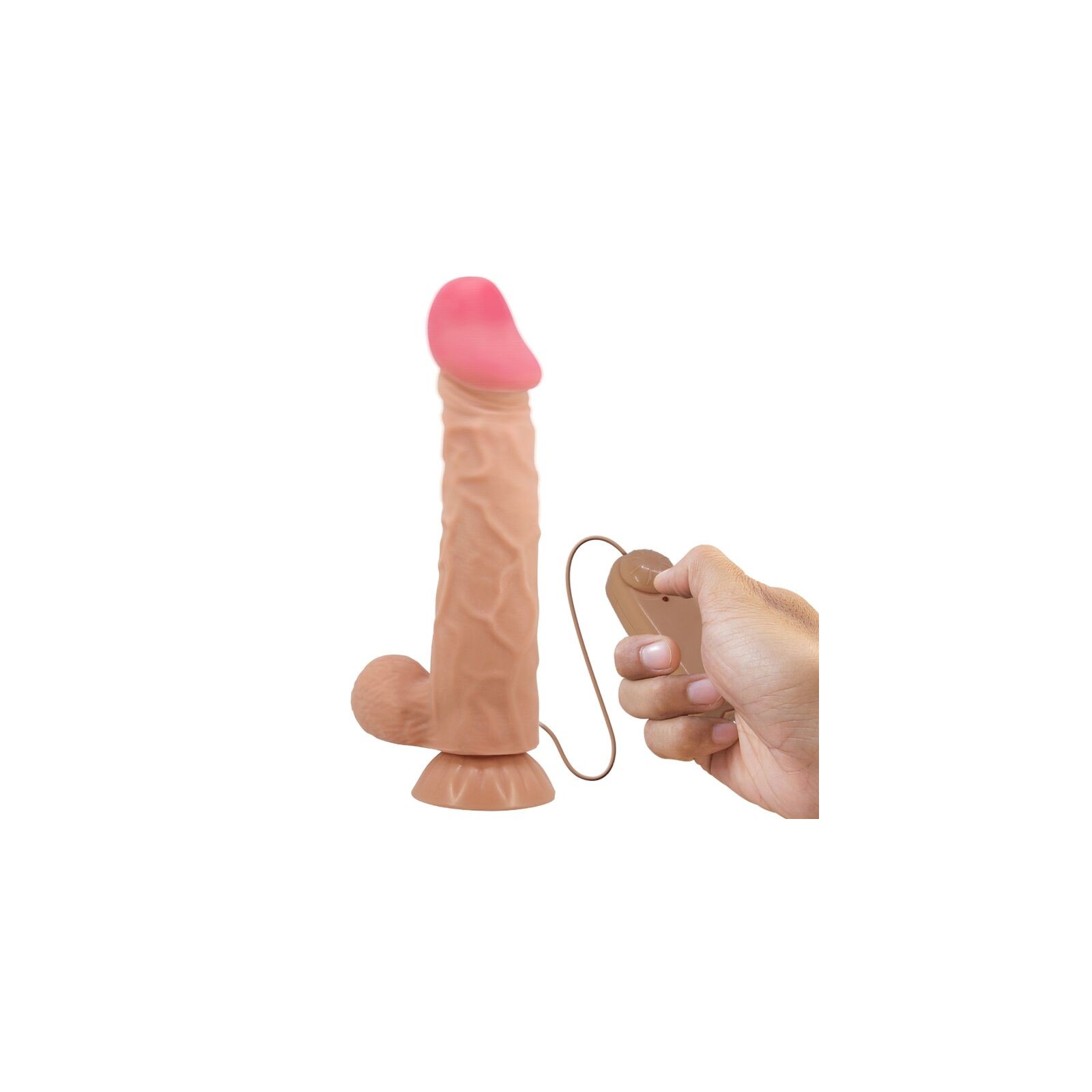 Pretty Love - Sliding Skin Series Dildo Realístico con Ventosa