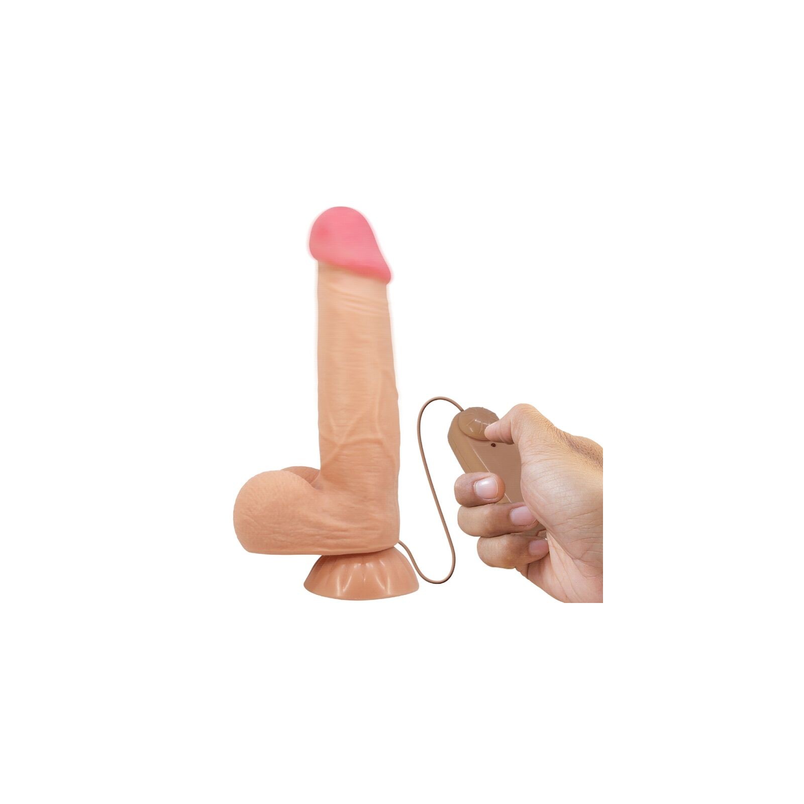 Pretty Love Sliding Skin Series Realistic Dildo with Suction Base