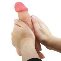 Pretty Love Sliding Skin Series Realistic Dildo with Suction Base