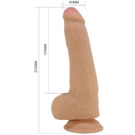 Dildo Realístico Draco 23 cm Natural